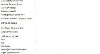 Özel Güvenlik Excel Cv