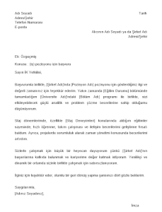 İş Başvurusu İçin Önyazı Hazırlamada 3 Adım. tecrübesiz iş başvuru mektubu